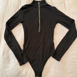 Garage Black Long Sleeve Bodysuit